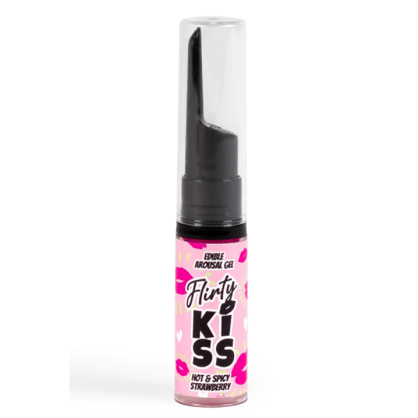 Gels pour Sexe Oral Fraise & Menthe  Flirty Kiss 2×8 gr Secret Play
